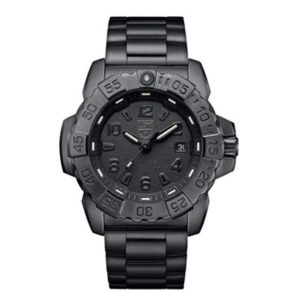 Luminox Navy Seal Mens Black Stainless Steel Watch - XS.3252.BO.L
