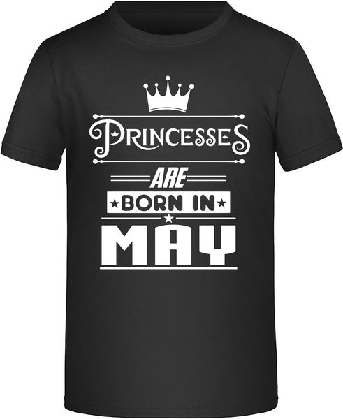 Princesses Are Born In May Birthday Tshirt