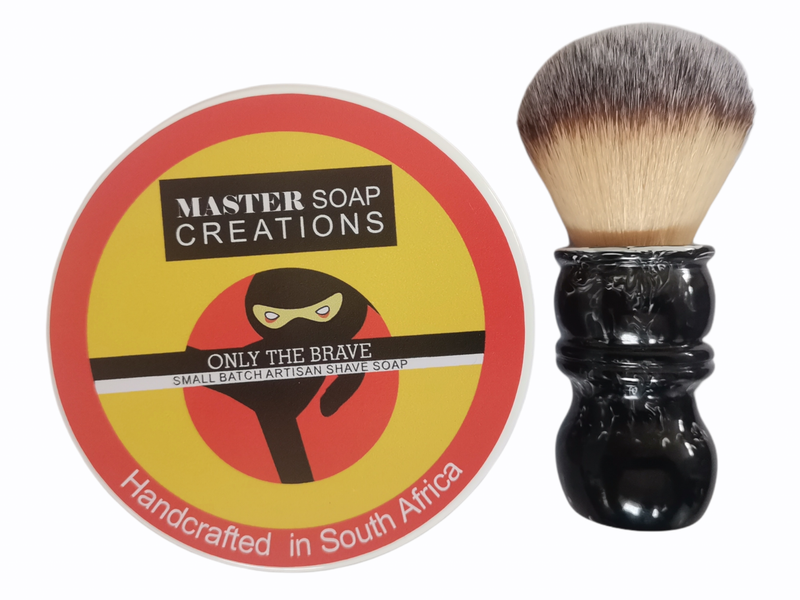 Shaving soap &amp; shaving brush combo Only The Brave