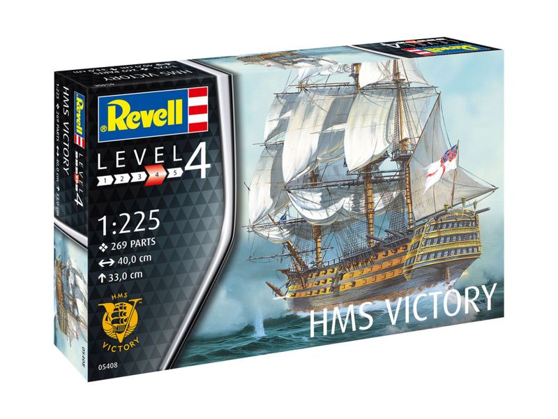 Revell 1/225 H.M.S. Victory Ship Plastic Model Kit