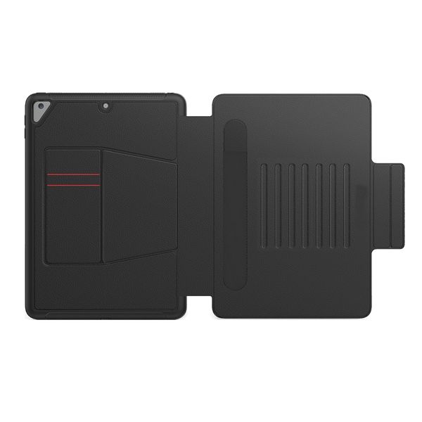 Magnetic Smart PU Leather Flip Protective Cover Case for iPad 9.7-Red