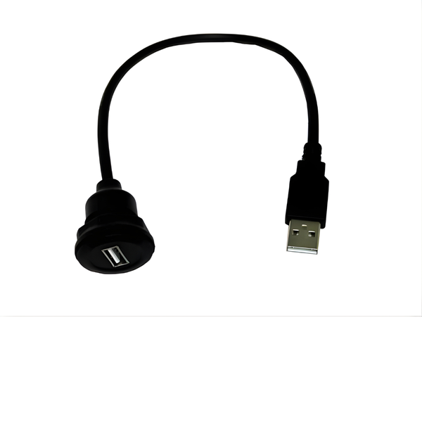 XY-USB2APJF-2/30 USB2.0 Type A Panel Female Receptacle with 30cm Flylead
