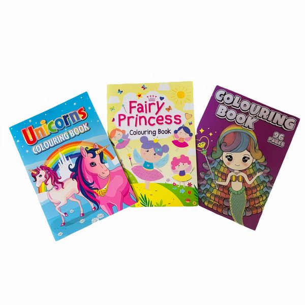Kids Colouring Books (Set of 3)