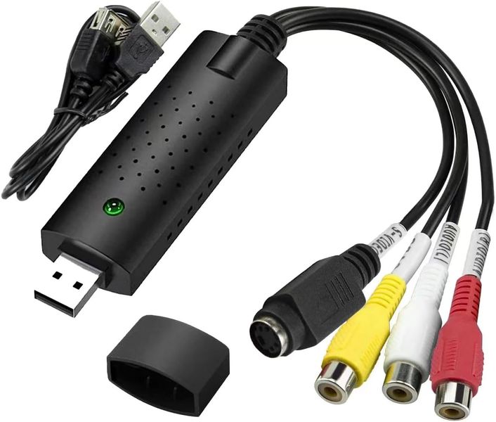 VHS to Digital Converter,RCA to USB Converter,USB 2.0 Video Capture Card