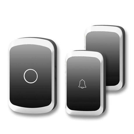 2-in-1 Wireless Doorbell, Waterproof, EU Plug Image