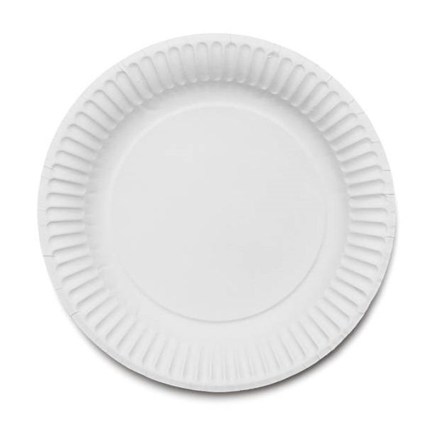 Paper Disposable Plates 230mm - Pack of 50