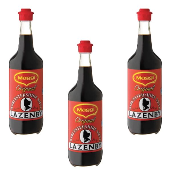 Maggi Lazenby Original Worcester Sauce - 3 x 500ml