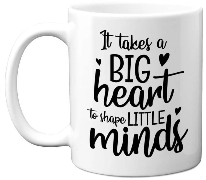 It Takes A Big Heart Birthday Christmas Mentorship Gift 11Oz Coffee Mug