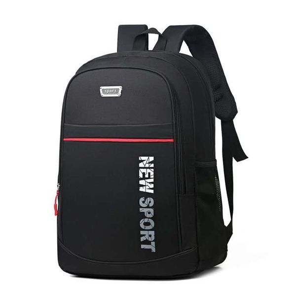 Light Durable Travel Outdoor Black Backpack School Bag-8015