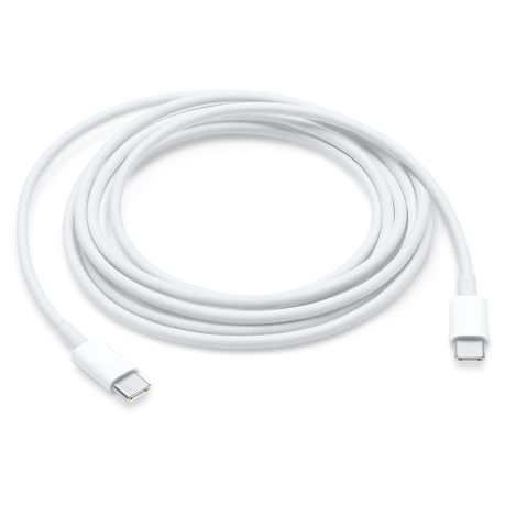 2 Meter USB-C to USB-C Fast Charging Cable White Compatible with S25 Image