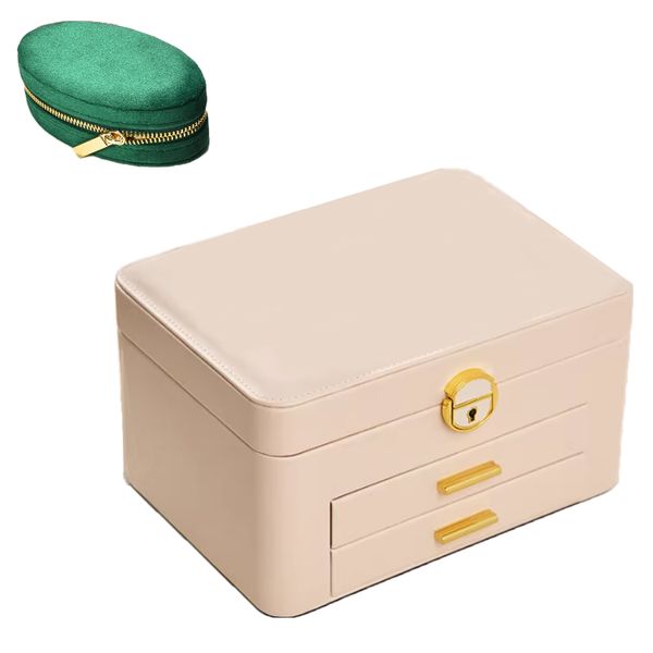 Leather Jewelry Boxes, Necklace Ring Earring Storage, Travel Jewelry Case