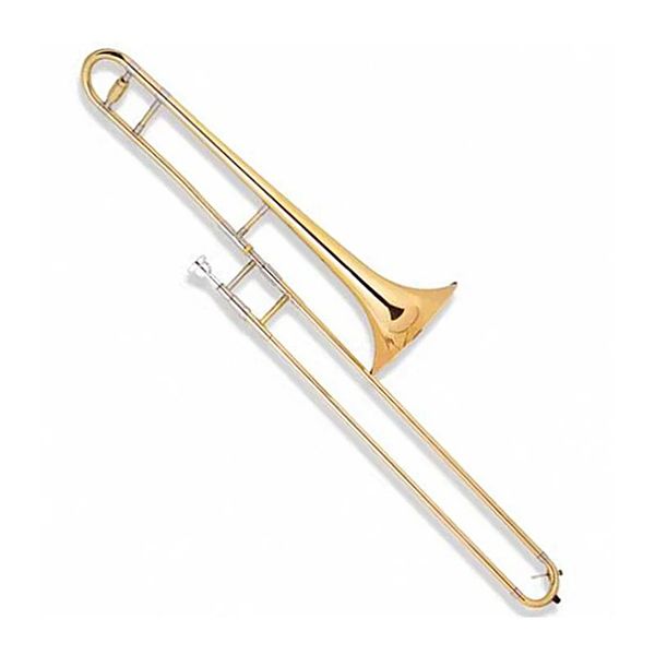 Sonata Trombone Gold Lacquered With Light Case