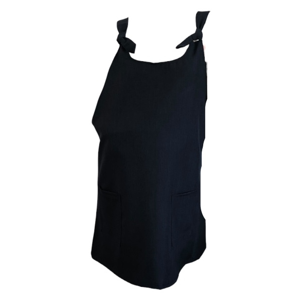Maternity Overalls Dress - Black