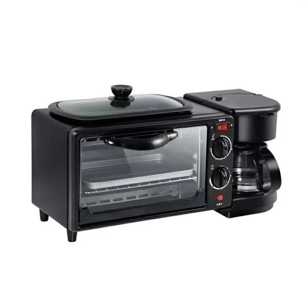 Breakfast Maker 9L With Oven Coffee Maker And Frying Pan 3 In 1