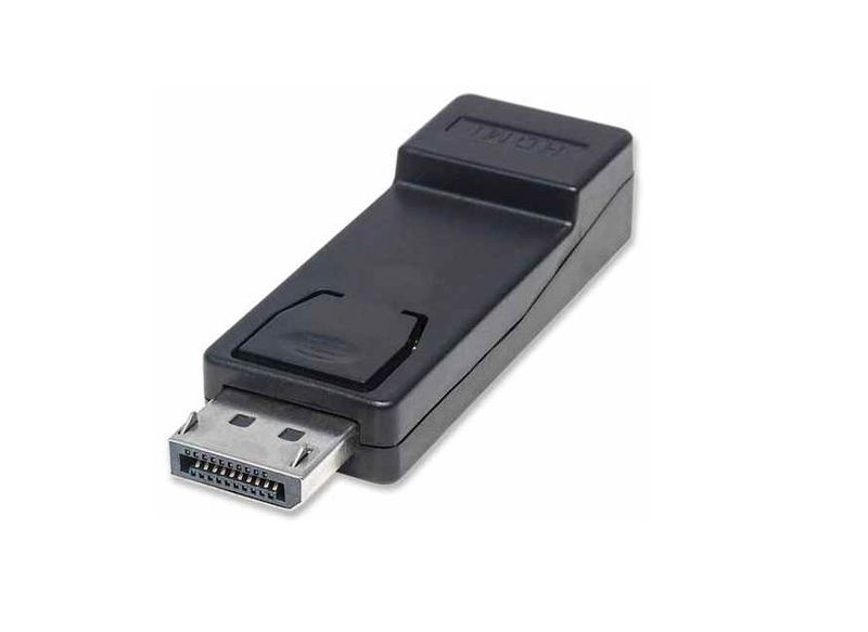 Manhattan DisplayPort Adapter-Male to Female Adapter-Passive