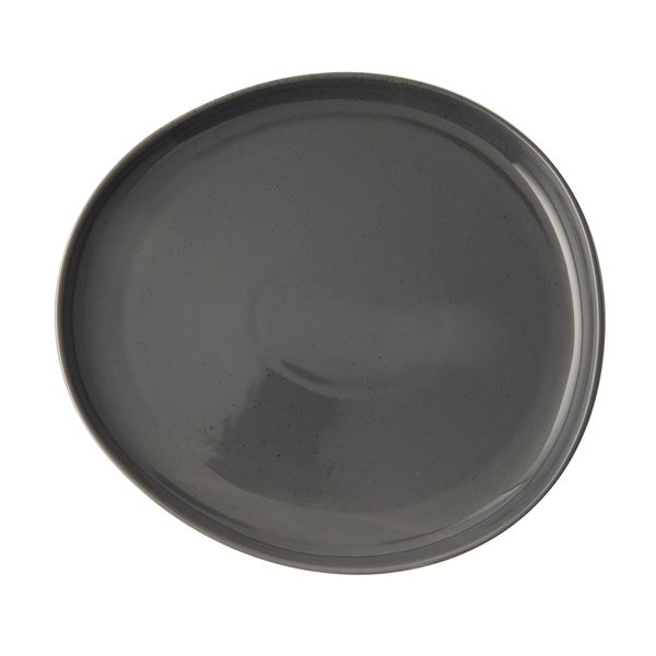 OMADA Irregular 23cm Dark Grey Side Plate Set of 4