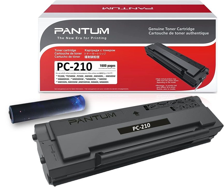 Pantum PC-210 Black Toner Cartridge (1600 pages) Original Toner | Shop ...