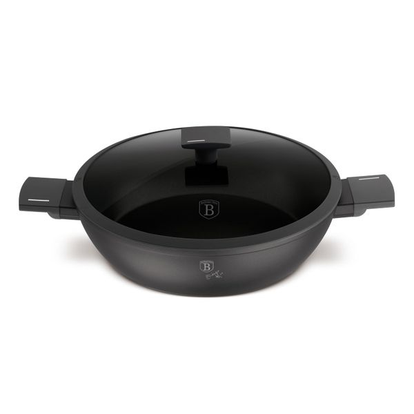 Berlinger Haus 30cm Titan Pro Non-Stick Coating Shallow Pot - Anthracite