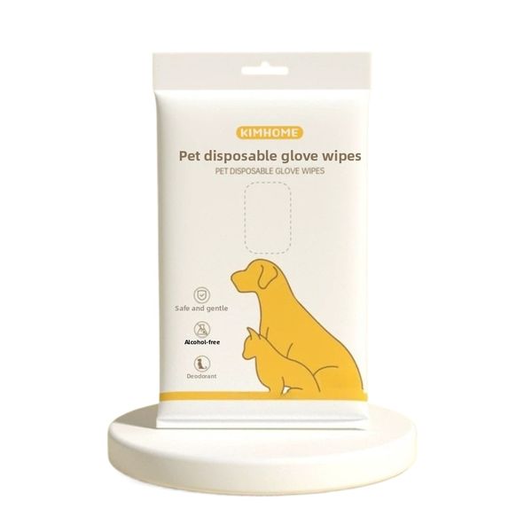 Extra-thick Pet Glove Wet Wipes - 30PCS