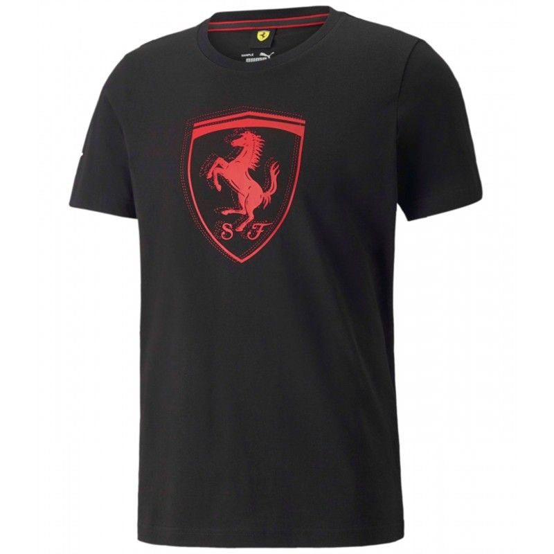 Scuderia Ferrari Puma Tonal Big Shield T-Shirt | Shop Today. Get it ...