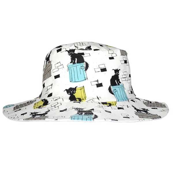 Myang Wide Brim Alley Cat Sun Hat