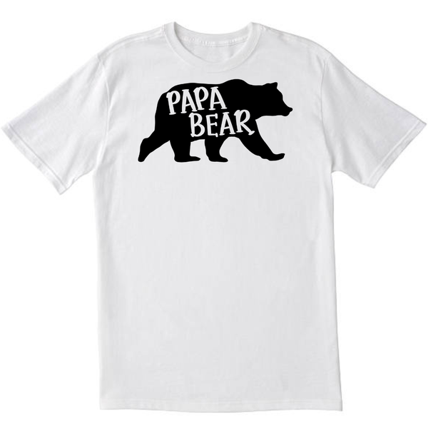 Papa Bear n1 White T-shirt