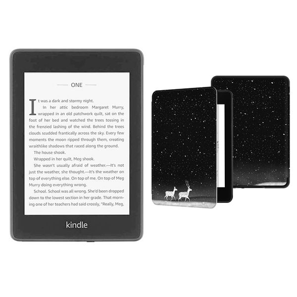 Kindle Paperwhite 10th Gen Wi-Fi With S/O 8GB - Deer Snow Cover Bundle