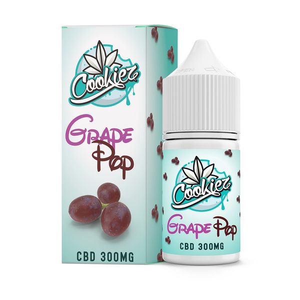 Cookiez CBD Vape Juice 300mg Grape Pop (30ml)