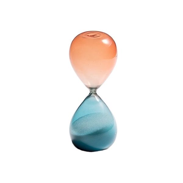 Decor Modern Minimalist Glass Hourglass Sand Timer Ornament