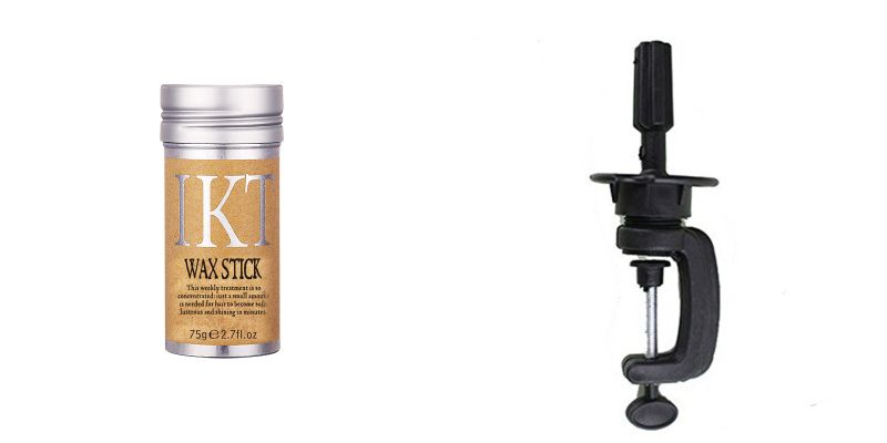 IKT Wax Stick, Wig Clamp &amp; Edge Control Brush Combo