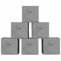 Gogooda Foldable Storage Cubes for Shelf Closet Underbed - Set of 6