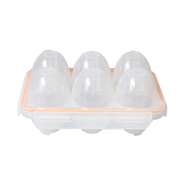 Portable Camping and Leakproof 6 Eggs Carrier Container Case