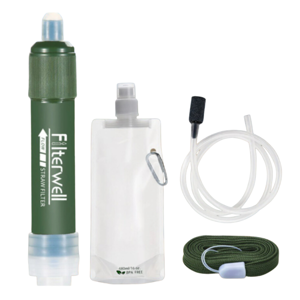 Outdoor Water Purifier- Personal Water Filter Straw