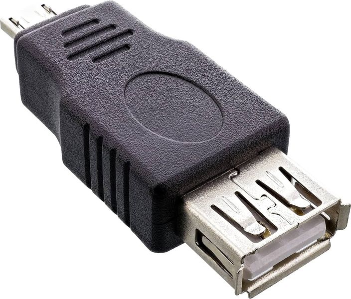 Micro USB to USB Female adapter