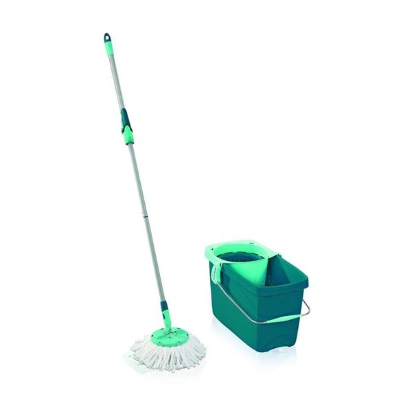 LEIFHEIT CLICK SYSTEM Clean Twist Disc Mop Set with handle
