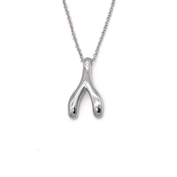 Wishbone Pendant Necklace For Women Jewelry Gift