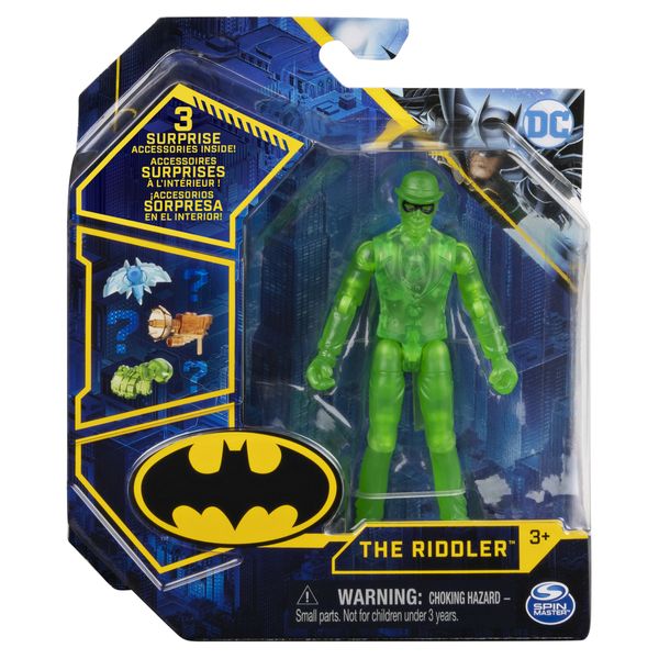 Batman Basic 4" Figure - The Riddler Rare Green