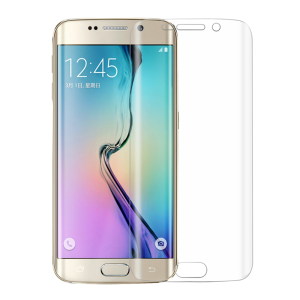 0.1mm Soft TPU Full Screen Protector Compatible with Samsung Galaxy S6 Edge