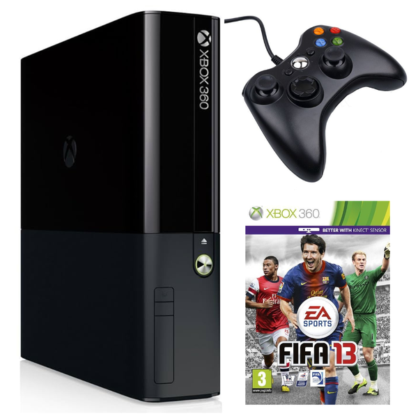 Xbox 360 E Console 4GB (Upgraded with 64GB Flash Drive) - Fifa 13