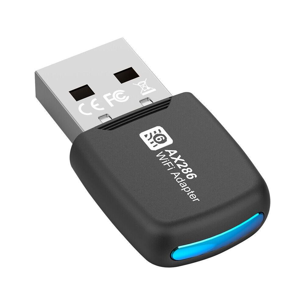 Driver Free Plug &Play USB WiFi 6 Wireless Adapter/Dongle-286Mbps 2.4GHz-GC