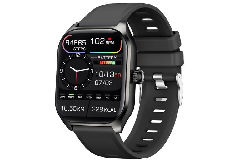 Smart Watch (Answer/Make Calls), 2.01"Inch Fitness Tracker Heart Rate