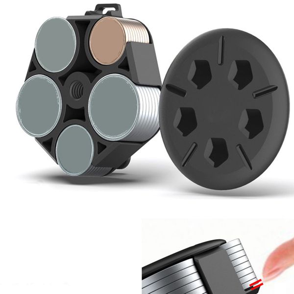 Coin Holder for Quarter Nickel Dime Coins, ABS Plastic Storage Case, 30g