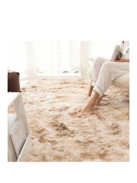 Soft Shaggy Fluffy Rug - Brown