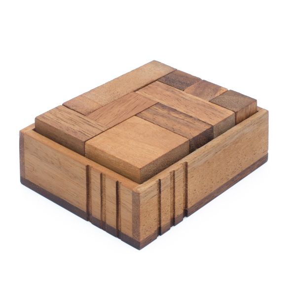 Challenge Box - Wooden Puzzle Interlocking Brainteaser