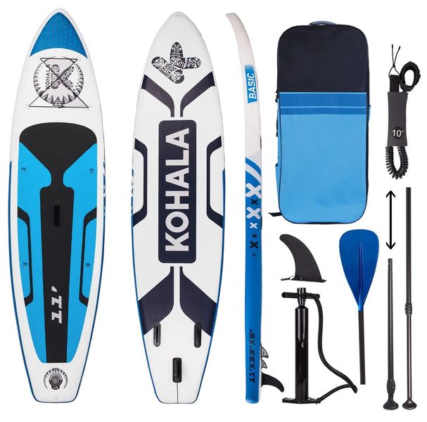 SUP Inflatable Stand Up Paddle Board 11' x 33'' x 6'' (3.35m) - KOHALA