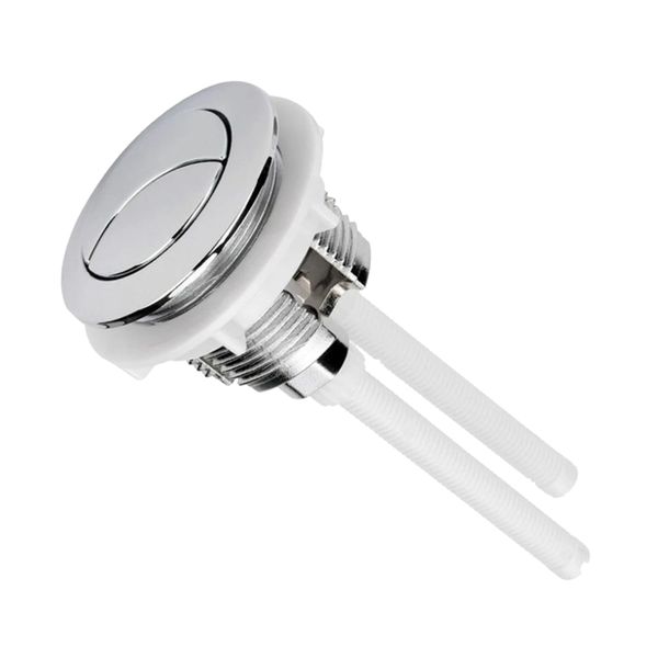 Dual Flushs 38mm Toilet Round Valve Push Button Water Saving For Cistern