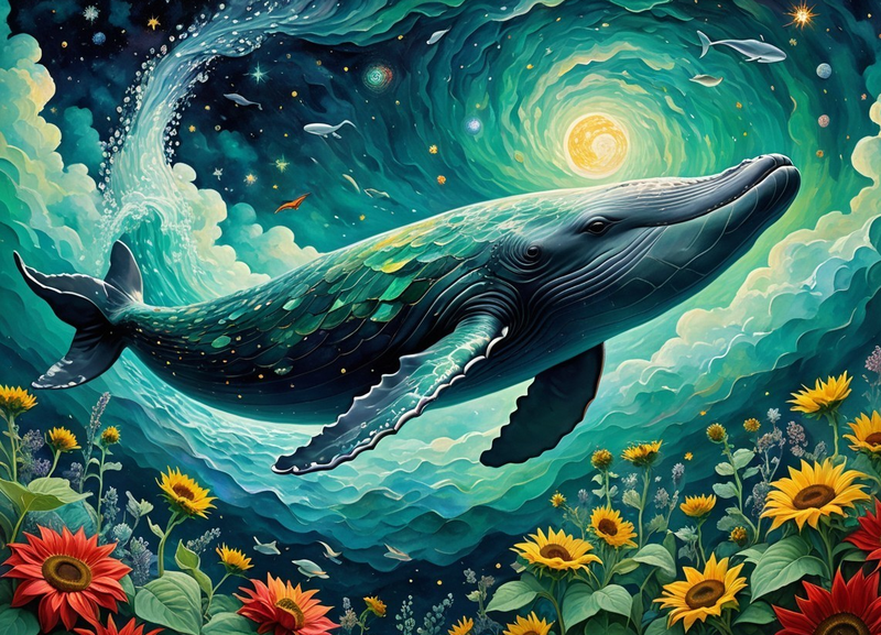 Canvas Wall Art Home Decor - Nectar Whale
