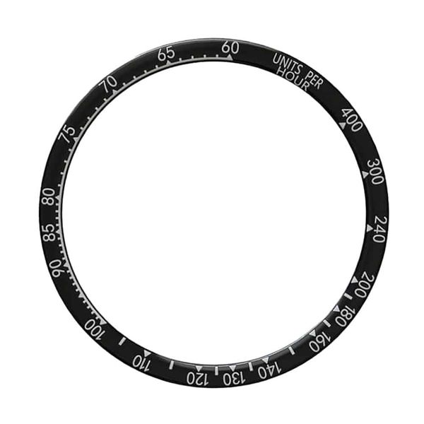 KD Stainless Steel Bezel Compatible with Garmin Fenix 8 Solar 47mm - Black