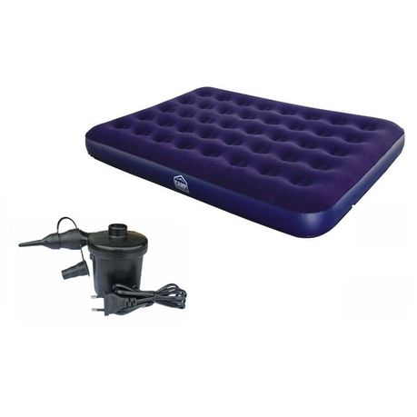 Camp Master Double Air Bed Inflatable Mattress and Electric Air Pump Shop Today. Get it Tomorrow takealot