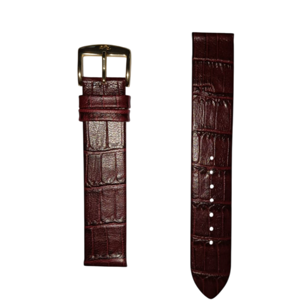 18mm Alligator Grain Watch Strap